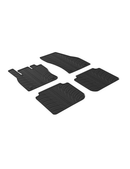 Set tappetini su misura gomma profumati Skoda Kodiaq 2017 2024