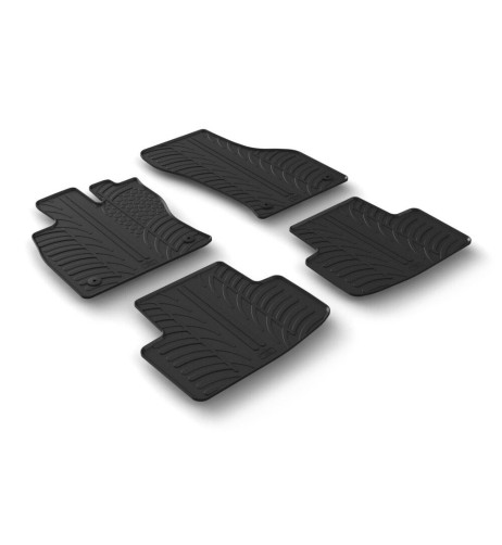 Set tappetini su misura gomma per Skoda Octavia IV dal 2020