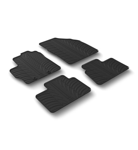 Set tappetini su misura gomma per Toyota Aygo X dal 2022