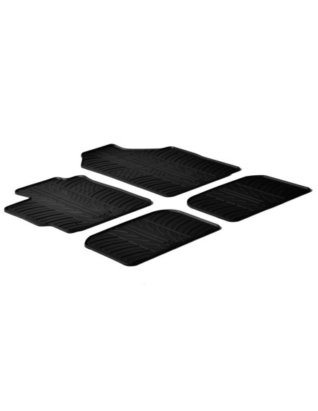 Set tappetini su misura gomma profumati TOYOTA Yaris 2006 2011