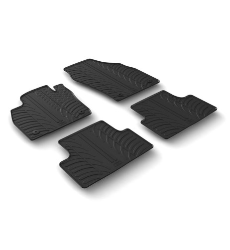 Set tappetini su misura gomma per Volkswagen T Cross dal 2019