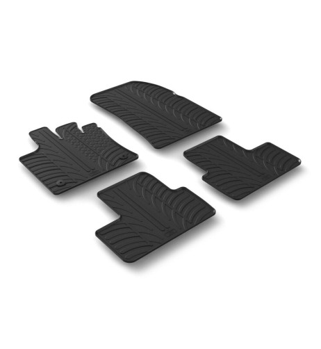 Set tappetini su misura gomma per Renault Captur dal 2020