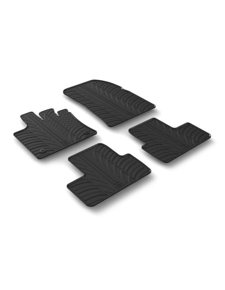 Set tappetini su misura gomma per Renault Captur dal 2020