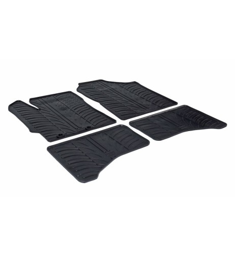 Set tappetini su misura gomma per Toyota Yaris Hybrid 5p 2011 2020