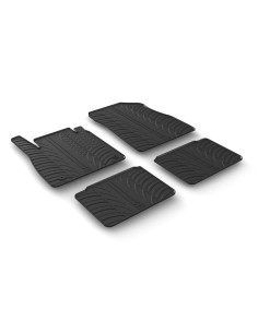 Set tappetini su misura gomma per Nissan Micra dal 2017 al 2023