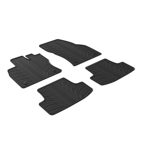 Set tappetini su misura gomma per Volkswagen T Roc 2017 2025