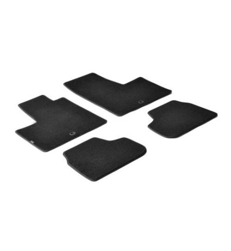 Set tappetini su misura moquette Fiat Doblo 2000 2009