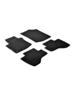 Set tappetini su misura moquette Peugeot 107 2005 2014 2 fix