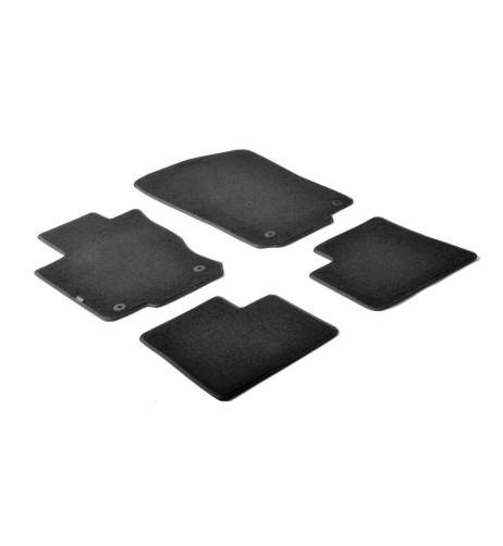 Set tappetini su misura moquette RENAULT Clio IV 2012 2019