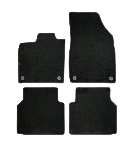 Set tappetini su misura moquette Skoda Enyaq dal 2020