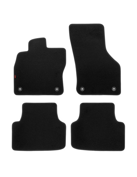 Set tappetini su misura moquette Skoda Octavia IV dal 2020