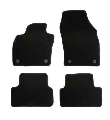 Set tappetini su misura moquette Volkswagen T Cross dal 2019