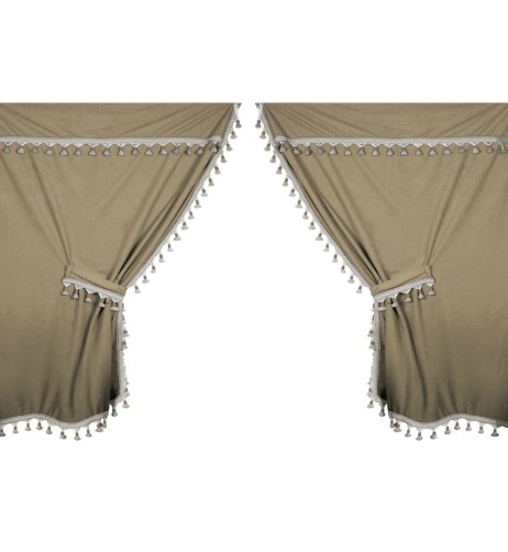 Set Tende completo per camion Microfibra Premiere Beige