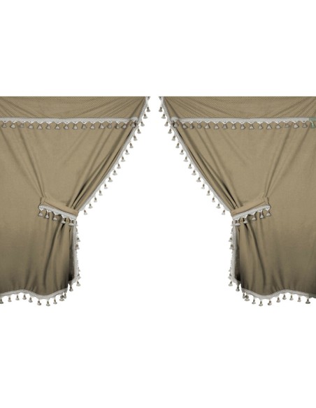 Set Tende completo per camion Microfibra Premiere Beige