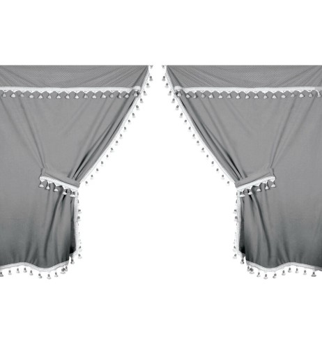 Set Tende completo per camion Microfibra Premiere Grigio