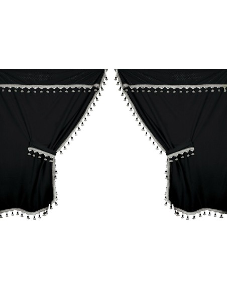 Set Tende completo per camion Microfibra Premiere Nero