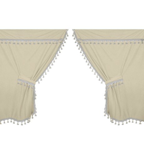 Set Tende completo per camion Microfibra Premiere Panna