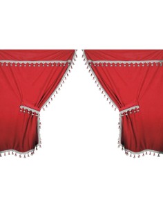 Set Tende completo per camion Microfibra Premiere Rosso
