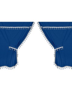 Set tende universali microfibra per camion 5 pezzi Blu