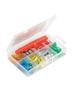 Set valigetta 80 fusibili lamellari assortiti 12 32V 5 30A