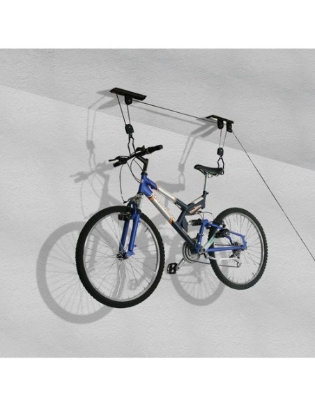 Sistema di sollevamento bicicletta garage porta bici
