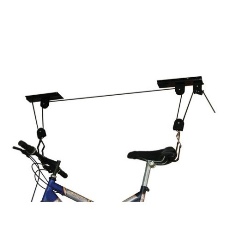 Sistema di sollevamento bicicletta garage porta bici