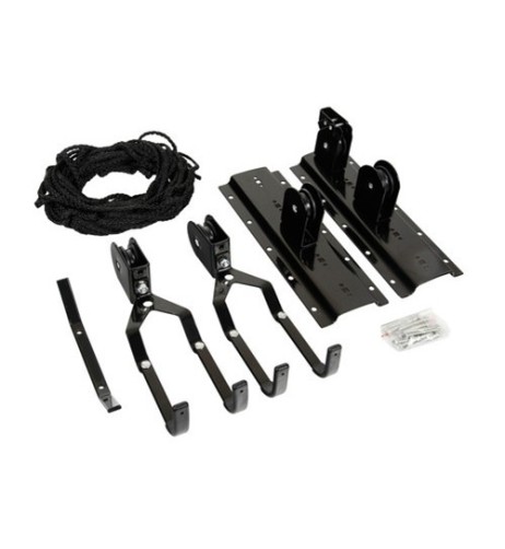 Sistema di sollevamento bicicletta garage porta bici