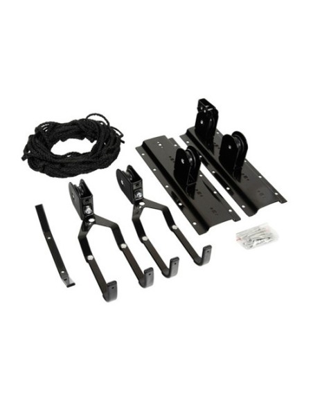 Sistema di sollevamento bicicletta garage porta bici