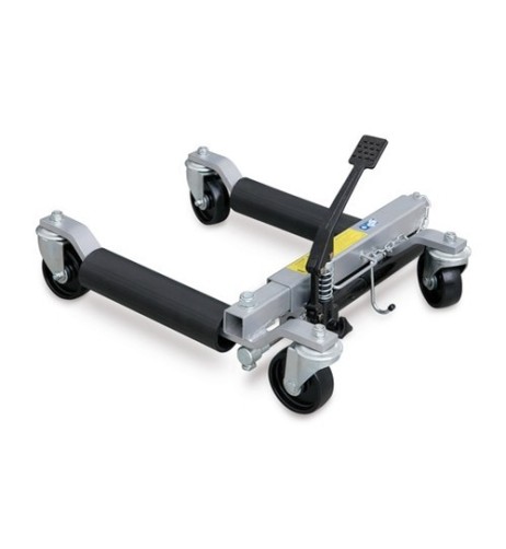 Sollevatore crick idraulico per spostamento veicoli officina 1 600 kg