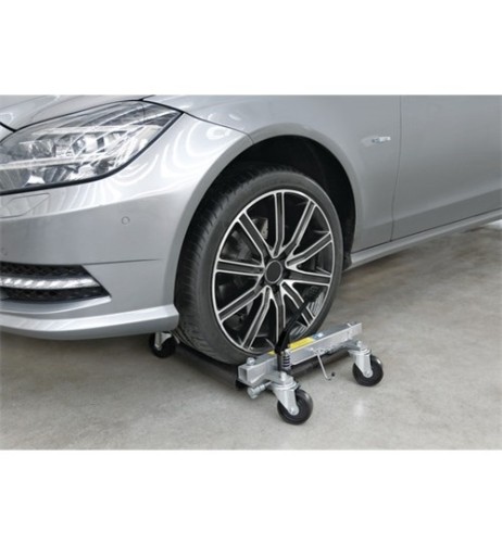 Sollevatore crick idraulico per spostamento veicoli officina 1 600 kg