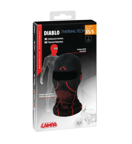 Sottocasco in tessuto termico Diablo XS S 53 56cm