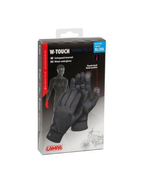 Sottoguanti invernali in tessuto tecnico touch screen Taglia XL XXL