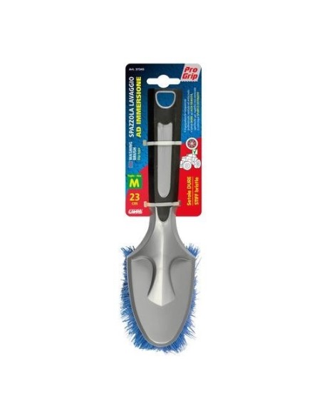 Spazzola ad immersione 26cm pulizia auto moto camion setole dure