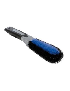 Spazzola doppia spirale pulizia cerchioni ruote auto moto bici