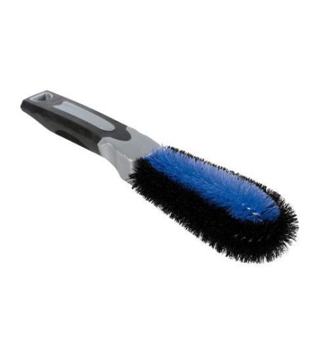 Spazzola doppia spirale pulizia cerchioni ruote auto moto bici