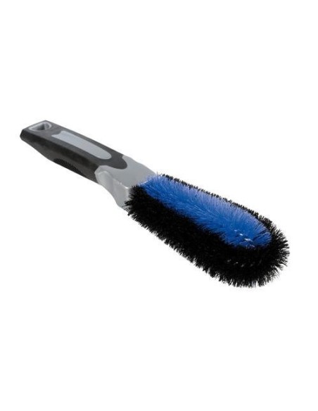 Spazzola doppia spirale pulizia cerchioni ruote auto moto bici