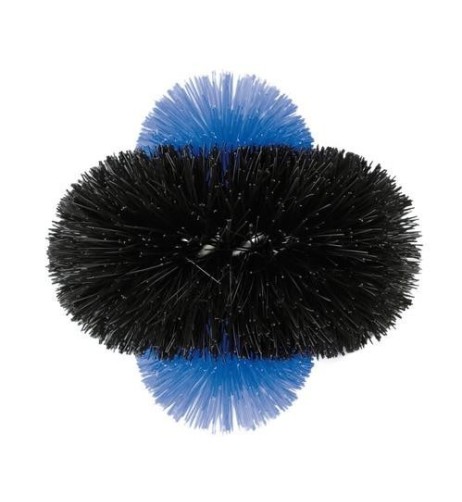 Spazzola doppia spirale pulizia cerchioni ruote auto moto bici