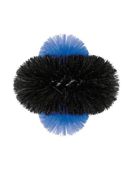 Spazzola doppia spirale pulizia cerchioni ruote auto moto bici