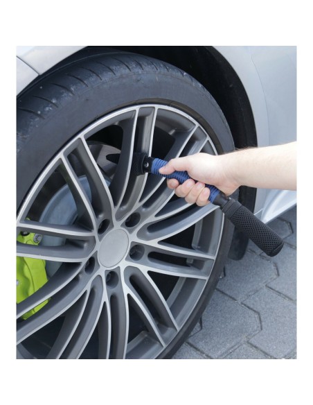 Spazzola in microfibra a 2 funzioni per pulizia cerchi