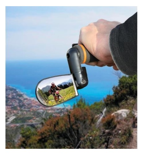 Specchietto per manubrio Bici fissaggio su tubo da 16 7 a 25mm