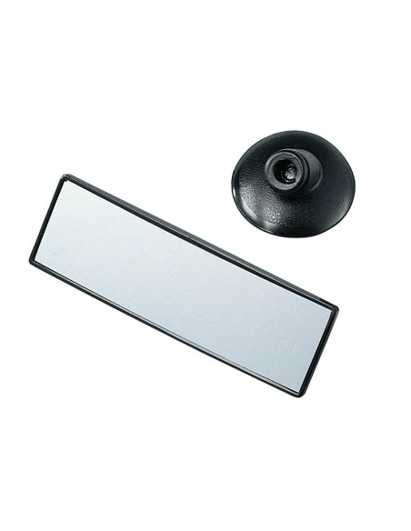 Specchietto retrovisore auto convesso rettangolare 140x45mm