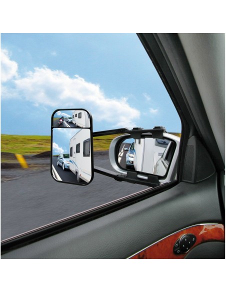 Specchio specchietto supplementare auto per traino caravan e rimorchi