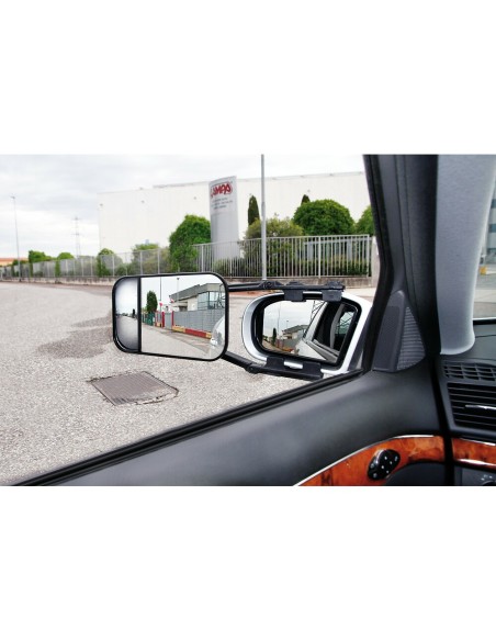 Specchio specchietto supplementare auto per traino caravan e rimorchi