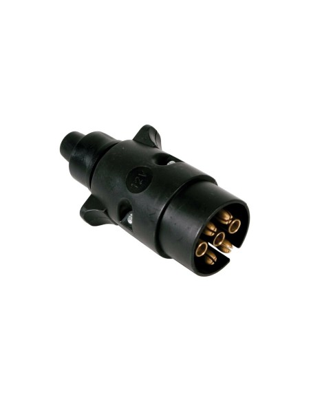 Spinotto 7 poli con fermacavo chiusura a vite