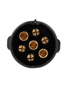 Spinotto 7 poli con fermacavo chiusura a vite 2