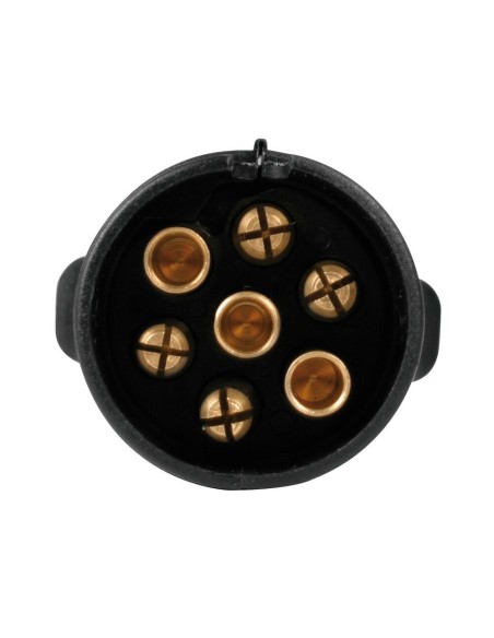 Spinotto 7 poli con fermacavo chiusura autobloccante