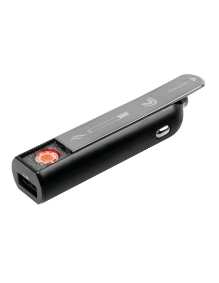 Spinotto accendisigari caricabatteria USB fast charge con accendino integra