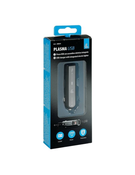 Spinotto accendisigari caricabatteria USB fast charge con accendino integra