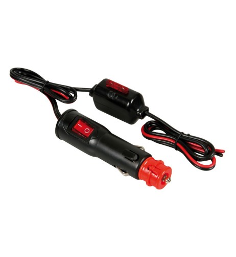 Spinotto presa accendisigari 12 24V con fusibile e interruttore
