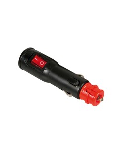 Spinotto universale per presa accendisigari 12 24V con interruttore on off